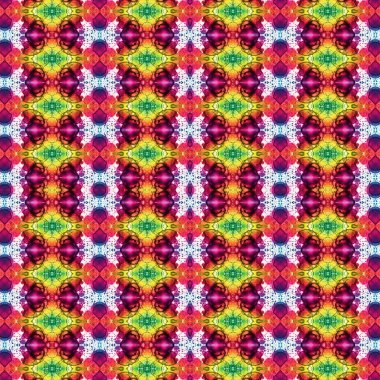 Kusursuz kaleydoskop deseni. Soyut doku. Yaratıcı ve kusursuz bir arkaplan