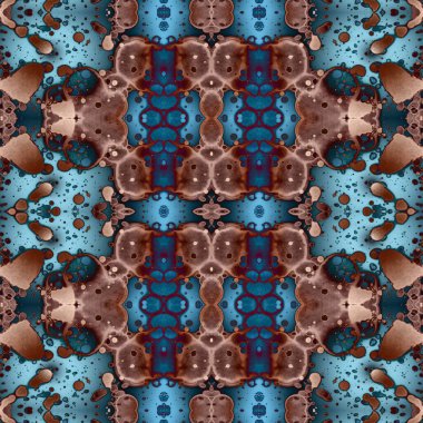 Kusursuz kaleydoskop deseni. Soyut doku. Yaratıcı ve kusursuz bir arkaplan