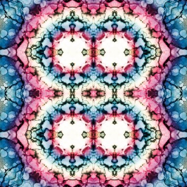 Kusursuz kaleydoskop deseni. Soyut doku. Yaratıcı ve kusursuz bir arkaplan