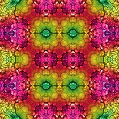 Kusursuz kaleydoskop deseni. Soyut doku. Yaratıcı ve kusursuz bir arkaplan