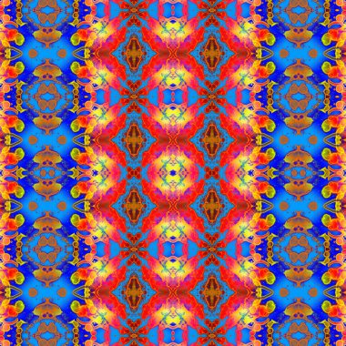 Kusursuz kaleydoskop deseni. Soyut doku. Yaratıcı ve kusursuz bir arkaplan