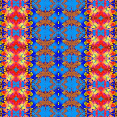 Kusursuz kaleydoskop deseni. Soyut doku. Yaratıcı ve kusursuz bir arkaplan