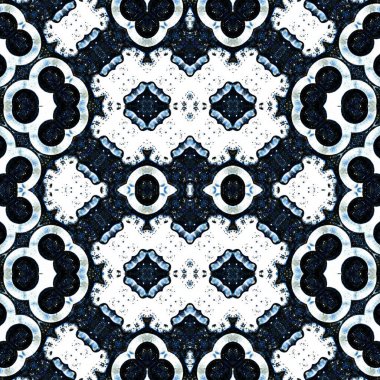 Kusursuz kaleydoskop deseni. Soyut doku. Yaratıcı ve kusursuz bir arkaplan