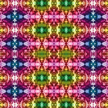 Kusursuz kaleydoskop deseni. Soyut doku. Yaratıcı ve kusursuz bir arkaplan