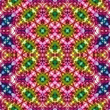 Kusursuz kaleydoskop deseni. Soyut doku. Yaratıcı ve kusursuz bir arkaplan