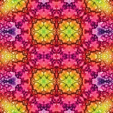 Kusursuz kaleydoskop deseni. Soyut doku. Yaratıcı ve kusursuz bir arkaplan