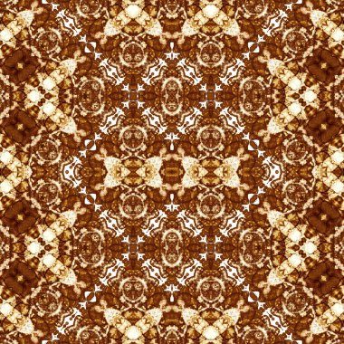 Kusursuz kaleydoskop deseni. Soyut doku. Yaratıcı ve kusursuz bir arkaplan