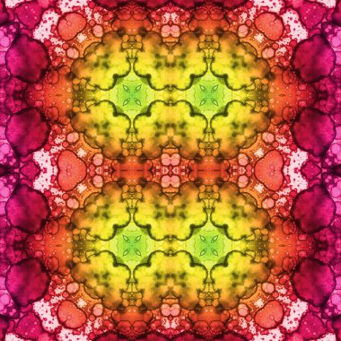 Kusursuz kaleydoskop deseni. Soyut doku. Yaratıcı ve kusursuz bir arkaplan