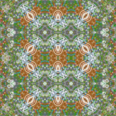 Kusursuz kaleydoskop deseni. Soyut doku. Yaratıcı ve kusursuz bir arkaplan