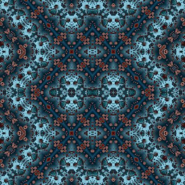 Kusursuz kaleydoskop deseni. Soyut doku. Yaratıcı ve kusursuz bir arkaplan