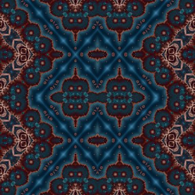 Kusursuz kaleydoskop deseni. Soyut doku. Yaratıcı ve kusursuz bir arkaplan