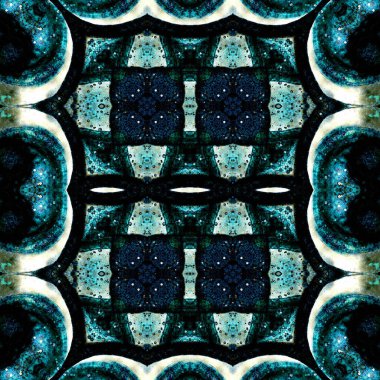 Kusursuz kaleydoskop deseni. Soyut doku. Yaratıcı ve kusursuz bir arkaplan