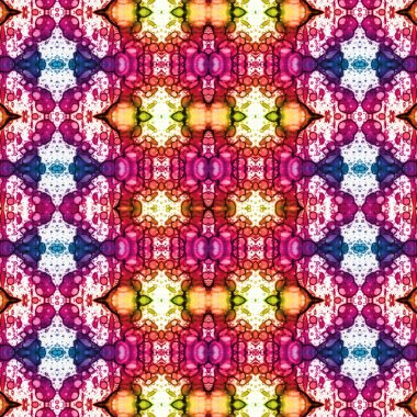 Kusursuz kaleydoskop deseni. Soyut doku. Yaratıcı ve kusursuz bir arkaplan