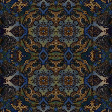 Kusursuz kaleydoskop deseni. Soyut doku. Yaratıcı ve kusursuz bir arkaplan