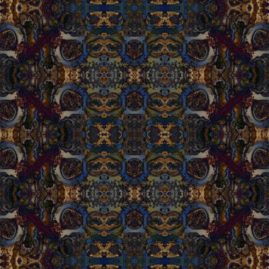 Kusursuz kaleydoskop deseni. Soyut doku. Yaratıcı ve kusursuz bir arkaplan