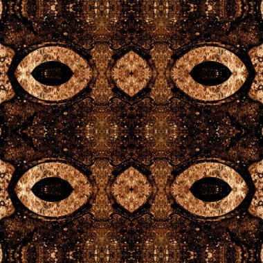 Kusursuz kaleydoskop deseni. Soyut doku. Yaratıcı ve kusursuz bir arkaplan