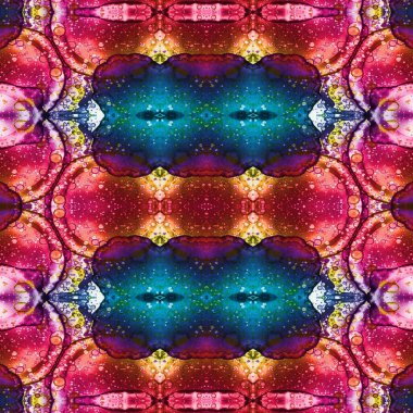 Kusursuz kaleydoskop deseni. Soyut doku. Yaratıcı ve kusursuz bir arkaplan