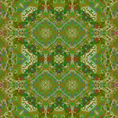 Kusursuz kaleydoskop deseni. Soyut doku. Yaratıcı ve kusursuz bir arkaplan