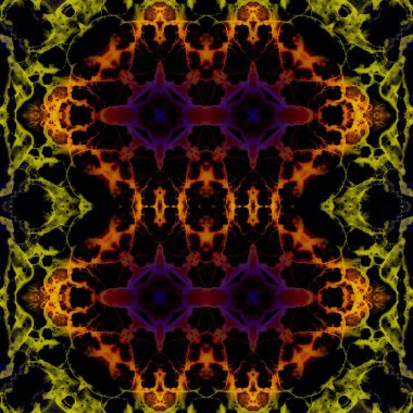 Kusursuz kaleydoskop deseni. Soyut doku. Yaratıcı ve kusursuz bir arkaplan