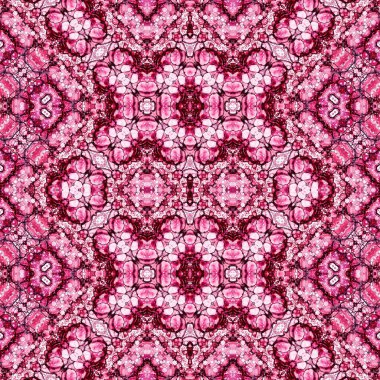 Kusursuz kaleydoskop deseni. Soyut doku. Yaratıcı ve kusursuz bir arkaplan