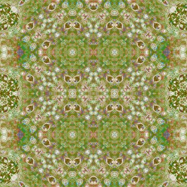 Kusursuz kaleydoskop deseni. Soyut doku. Yaratıcı ve kusursuz bir arkaplan