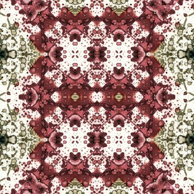 Kusursuz kaleydoskop deseni. Soyut doku. Yaratıcı ve kusursuz bir arkaplan