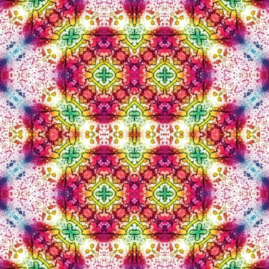 Kusursuz kaleydoskop deseni. Soyut doku. Yaratıcı ve kusursuz bir arkaplan