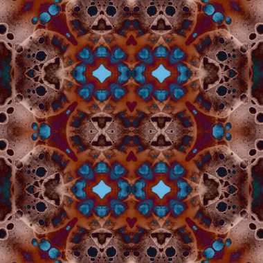 Kusursuz kaleydoskop deseni. Soyut doku. Yaratıcı ve kusursuz bir arkaplan