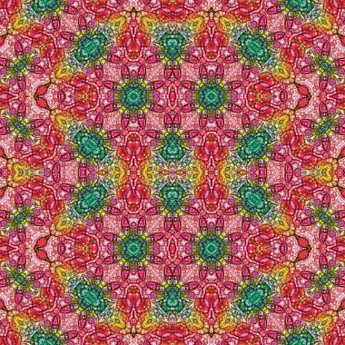 Kusursuz kaleydoskop deseni. Soyut doku. Yaratıcı ve kusursuz bir arkaplan