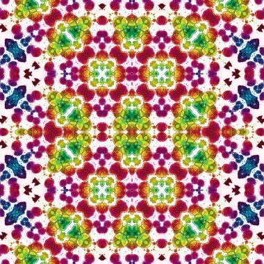 Kusursuz kaleydoskop deseni. Soyut doku. Yaratıcı ve kusursuz bir arkaplan