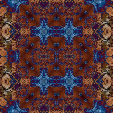 Kusursuz kaleydoskop deseni. Soyut doku. Yaratıcı ve kusursuz bir arkaplan