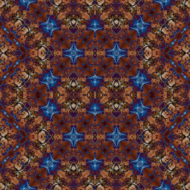 Kusursuz kaleydoskop deseni. Soyut doku. Yaratıcı ve kusursuz bir arkaplan