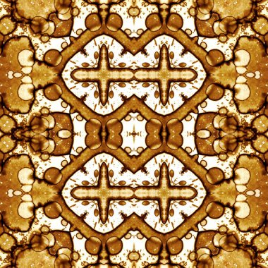 Kusursuz kaleydoskop deseni. Soyut doku. Yaratıcı ve kusursuz bir arkaplan