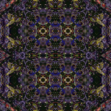 Kusursuz kaleydoskop deseni. Soyut doku. Yaratıcı ve kusursuz bir arkaplan