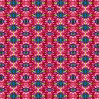 Kusursuz kaleydoskop deseni. Soyut doku. Yaratıcı ve kusursuz bir arkaplan