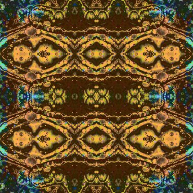 Kusursuz kaleydoskop deseni. Soyut doku. Yaratıcı ve kusursuz bir arkaplan