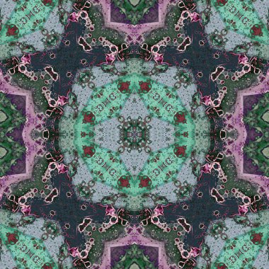 Kusursuz soyut kare deseni. Soyut arkaplan. Yaratıcı doku. Kaleydoskop sanatı