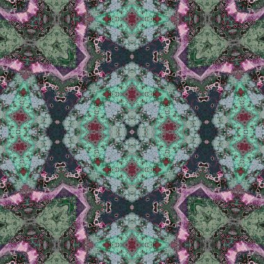 Kusursuz soyut kare deseni. Soyut arkaplan. Yaratıcı doku. Kaleydoskop sanatı