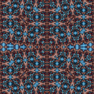 Kusursuz desenli soyut kare. Soyut arkaplan. Doku yaratıcı modern kaleydoskop