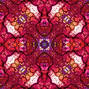 Kusursuz desenli soyut kare. Soyut arkaplan. Doku yaratıcı modern kaleydoskop