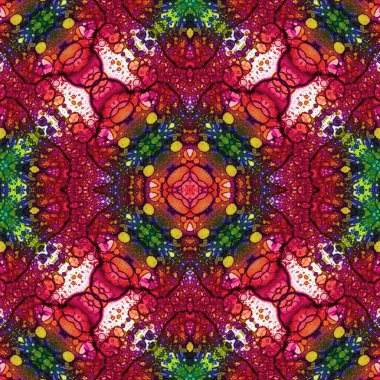 Kusursuz soyut kare deseni. Soyut arkaplan. Yaratıcı doku. Kaleydoskop sanatı