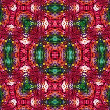 Kusursuz soyut kare deseni. Soyut arkaplan. Yaratıcı doku. Kaleydoskop sanatı