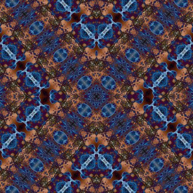 Kusursuz desenli soyut kare. Soyut arkaplan. Doku yaratıcı modern kaleydoskop