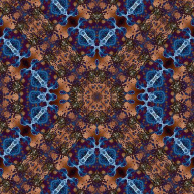 Kusursuz soyut kare deseni. Soyut arkaplan. Yaratıcı doku. Kaleydoskop sanatı