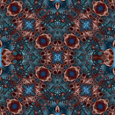 Kusursuz desenli soyut kare. Soyut arkaplan. Doku yaratıcı modern kaleydoskop