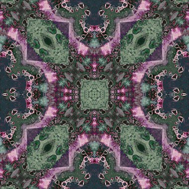 Kusursuz soyut kare deseni. Soyut arkaplan. Yaratıcı doku. Kaleydoskop sanatı