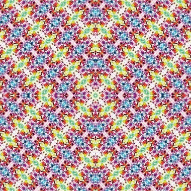 Kusursuz desenli soyut kare. Soyut arkaplan. Doku yaratıcı modern kaleydoskop