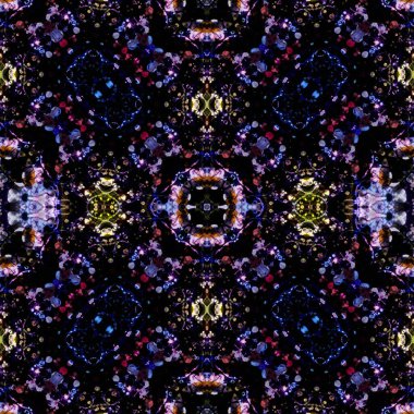 Kusursuz desenli soyut kare. Soyut arkaplan. Doku yaratıcı modern kaleydoskop