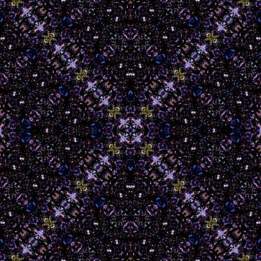 Kusursuz desenli soyut kare. Soyut arkaplan. Doku yaratıcı modern kaleydoskop