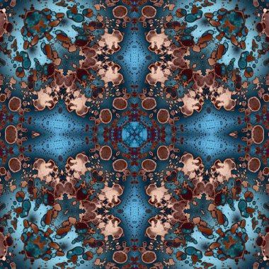 Kusursuz soyut kare deseni. Soyut arkaplan. Yaratıcı doku. Kaleydoskop sanatı